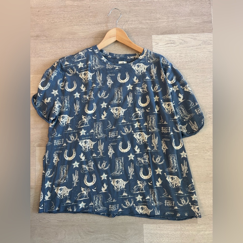 Free People Western Boyfriend Tee